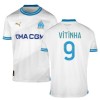 Maillot de Supporter Olympique de Marseille VITINHA 9 Domicile 2023-24 Pour Homme